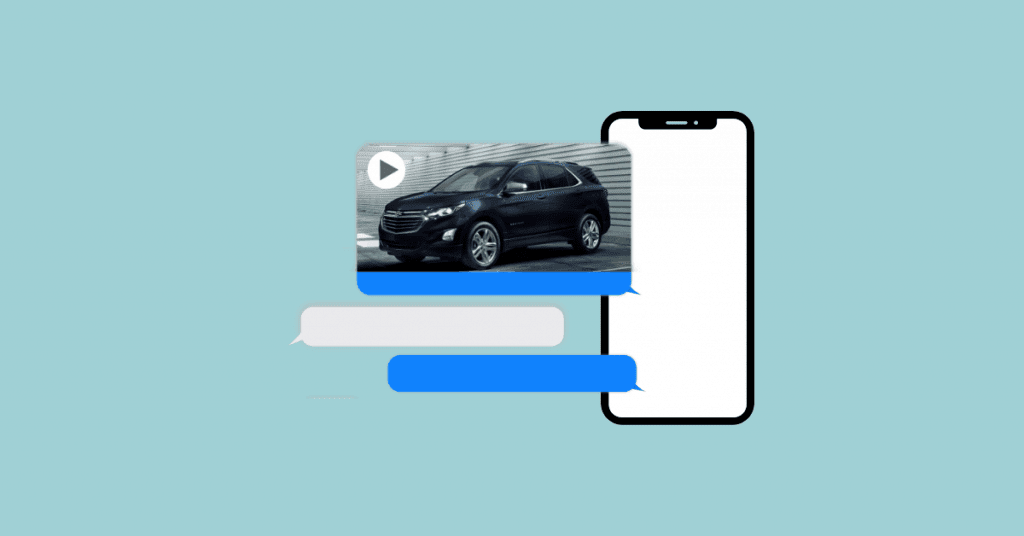 sms video for automotive