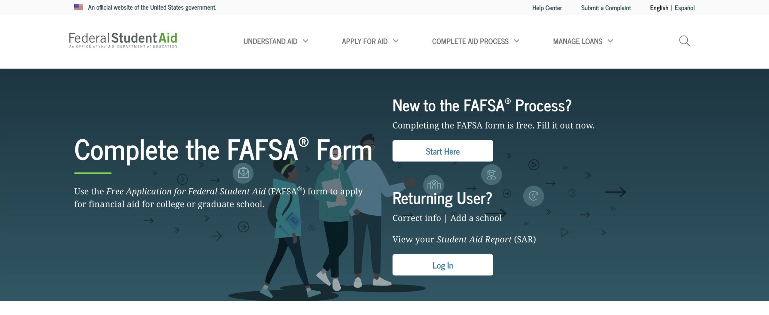 fasfa form online website